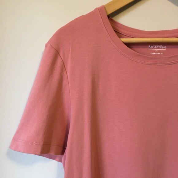 Northern Reflections Peachy Pink Everyday Fit Cotton Tee - Picture 3 of 14